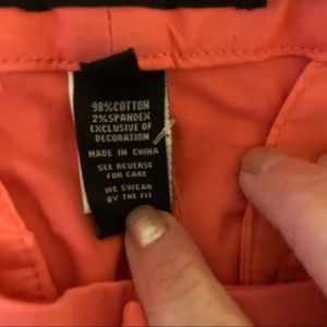 torrid Shorts - Torrid Coral Cuffed Shorts withBelt torrid Shorts - Torrid Coral Cuffed Shorts withBelt